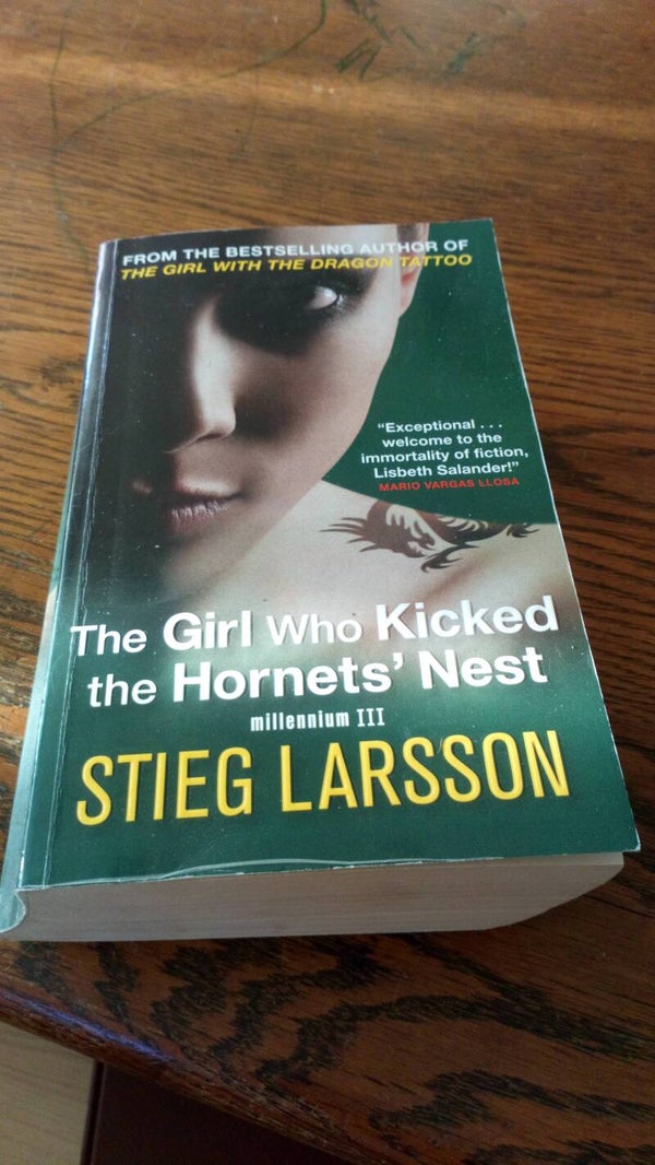 Stieg Larsson the girl who kicked the hornets'nest (ENGLISH)