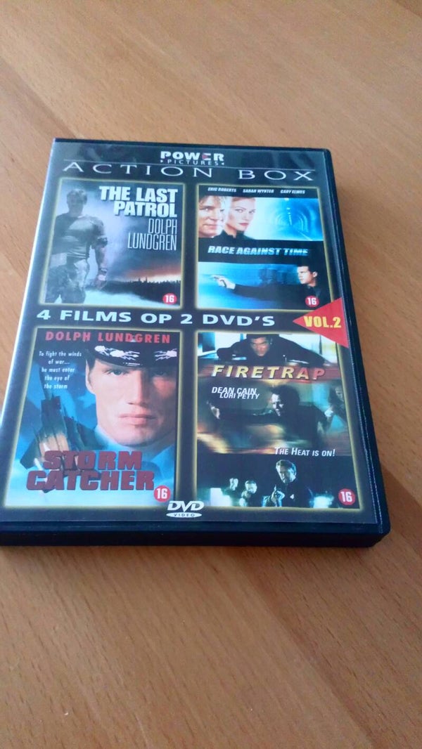 DVD Action box 4 films op 2 dvd"s
