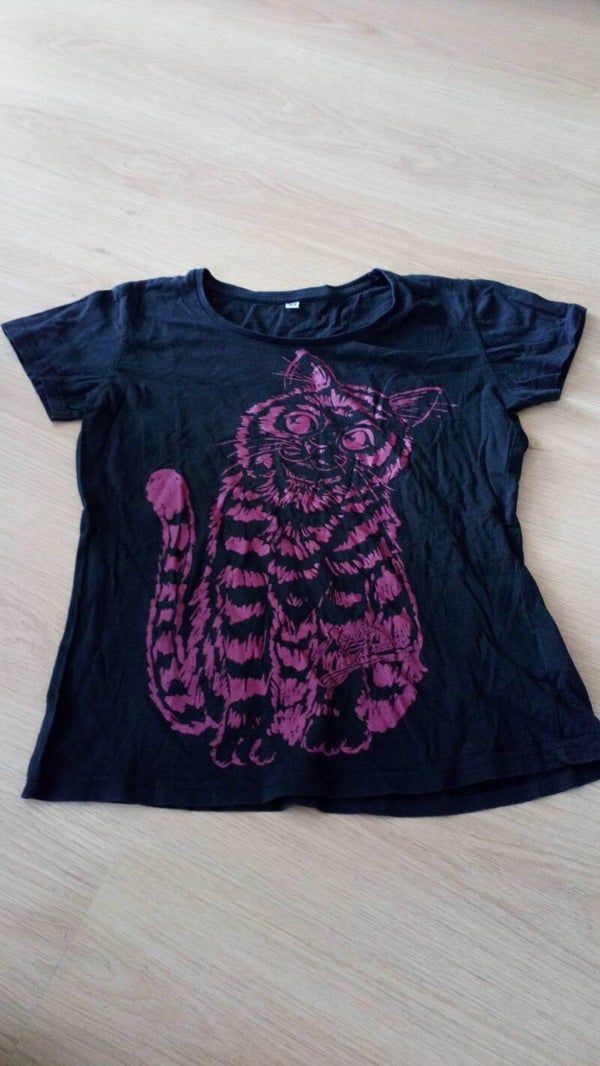 T'shirt opdruk kat maat M