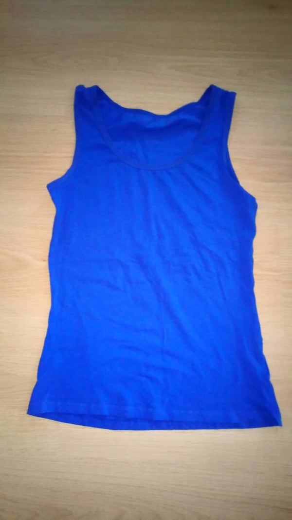 Singlet blauw maat M