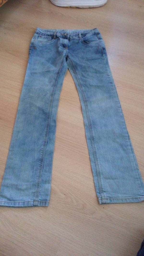 Spijkerbroek / Jeans here + there C&A maat 158