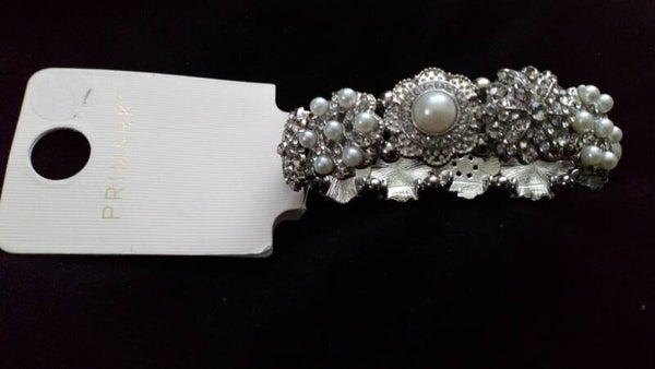Armband Primark zilverkleurig met imitatieparels (NIEUW)