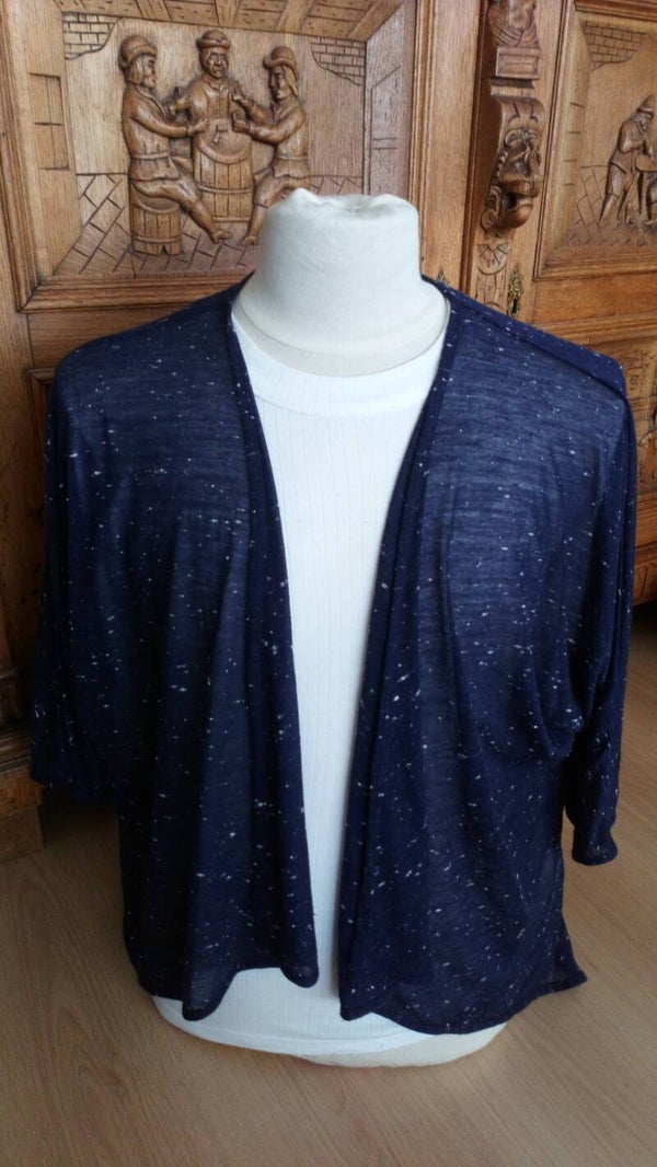 Vest Pieces donker blauw maat M