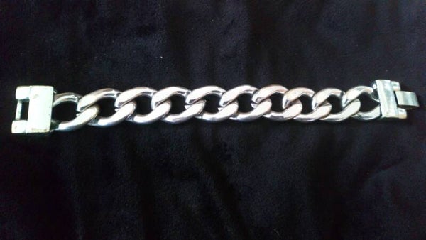 Armband metalen schakels zilver