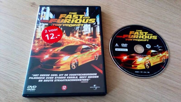 DVD The fast and the furious Tokiodrift deel 3