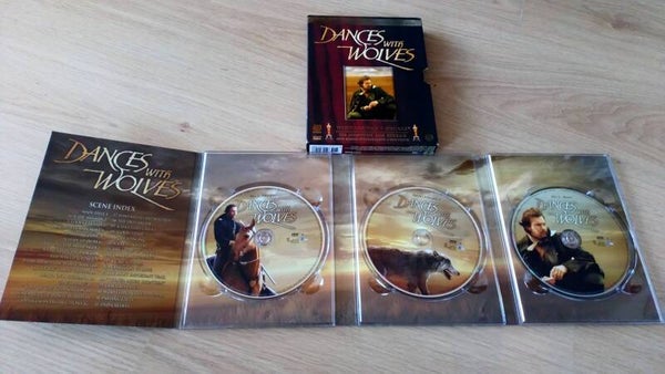 3 DVD Dances with wolves