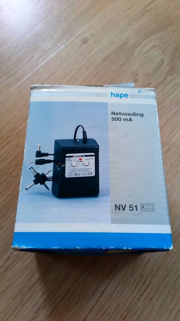Hape netvoeding 500 mA NV51 (NIEUW)