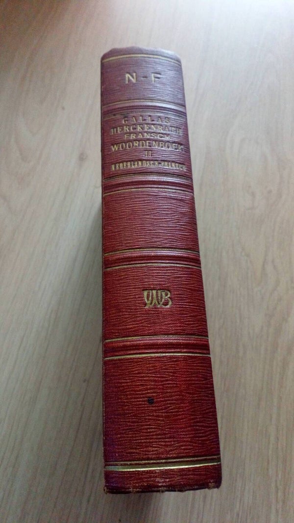 Woordenboek Gallas Herckenrath - Fransch woordenboek 2