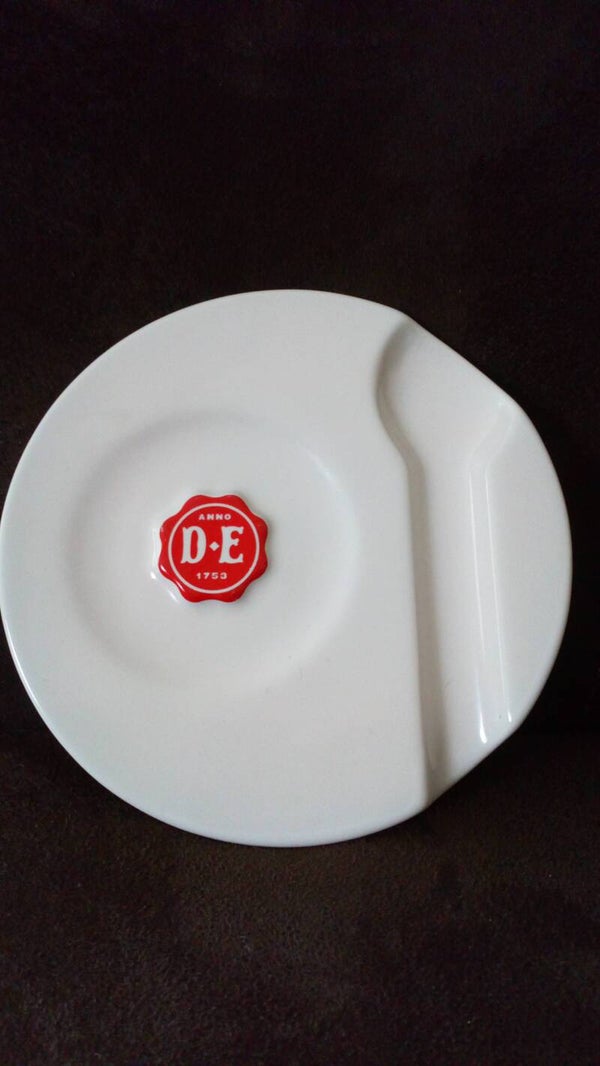 Schotel Douwe Egberts met theelepelvorm
