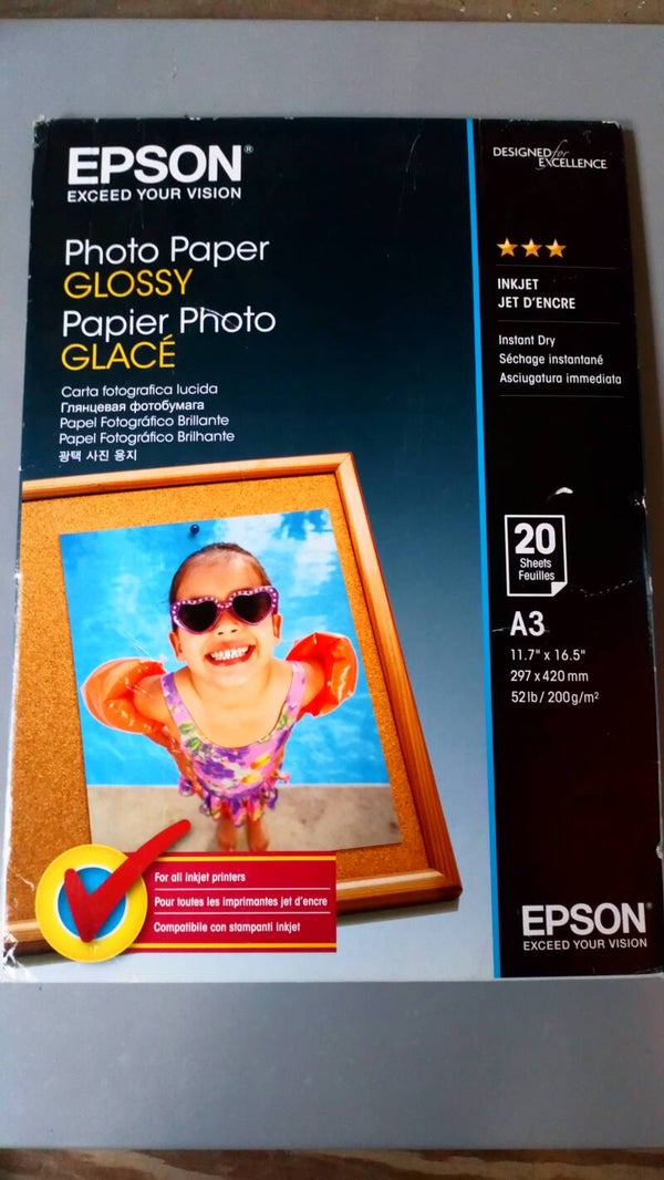 Fotopapier Epson Glossy A3