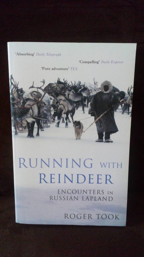 Roger Took running with Reindeer