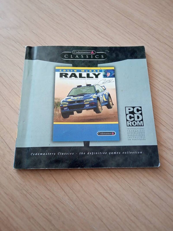 PC CD ROM - handleiding Colin McRae Rally