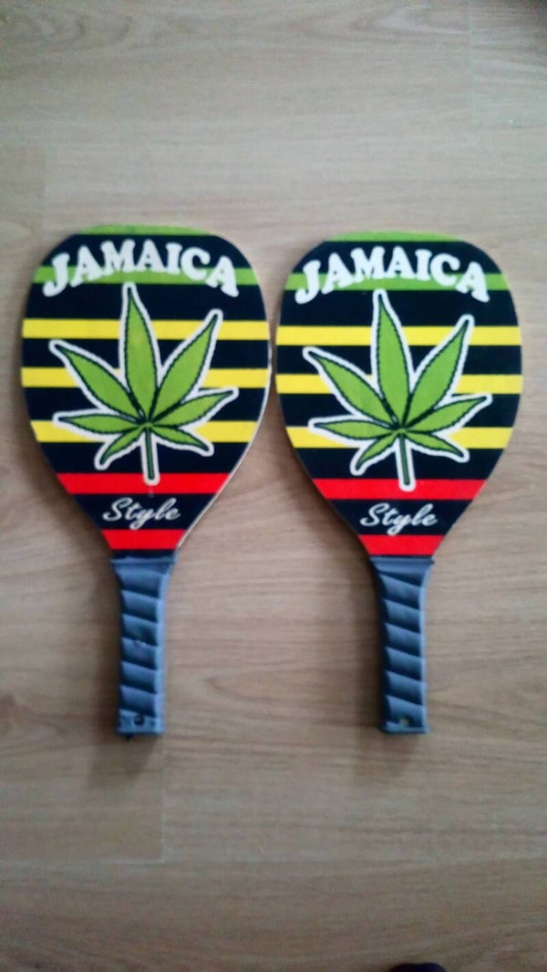 Beach rackets Jamaica style (2 stuks)