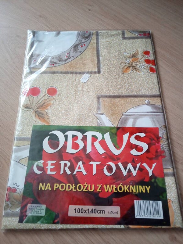 Tafelkleed met servies motief (NIEUW)