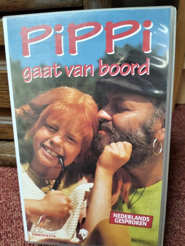 VHS videoband Pippi gaat van boord