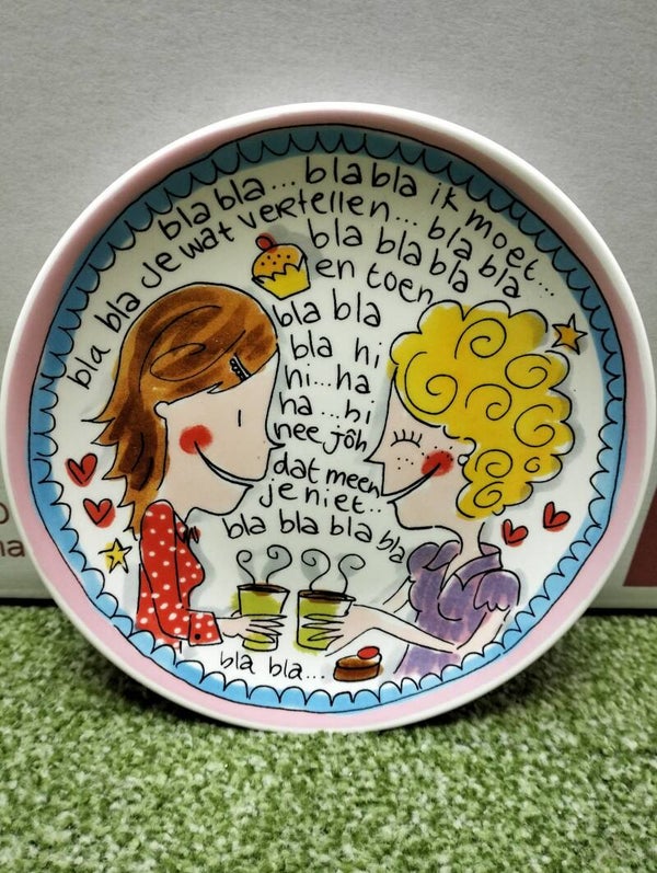 Taartbord Blond Amsterdam even bijkletsen