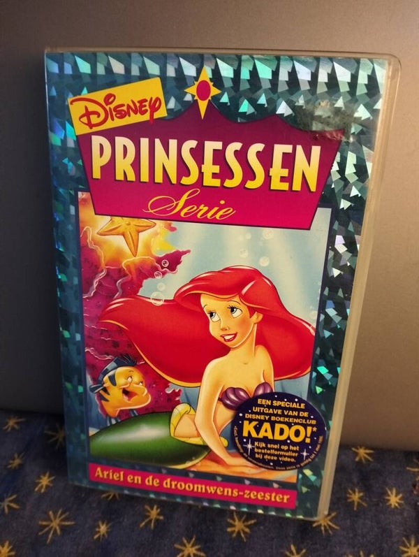 VHS videoband Prinsessen serie Disney Ariel en de droomwens-zeester