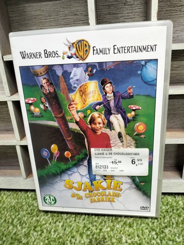 DVD Sjakie en de chocolade fabriek