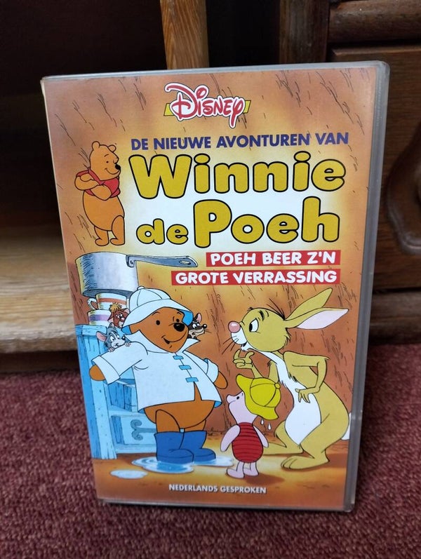 VHS videoband Winnie de Poeh Poeh beer z'n grote verrassing