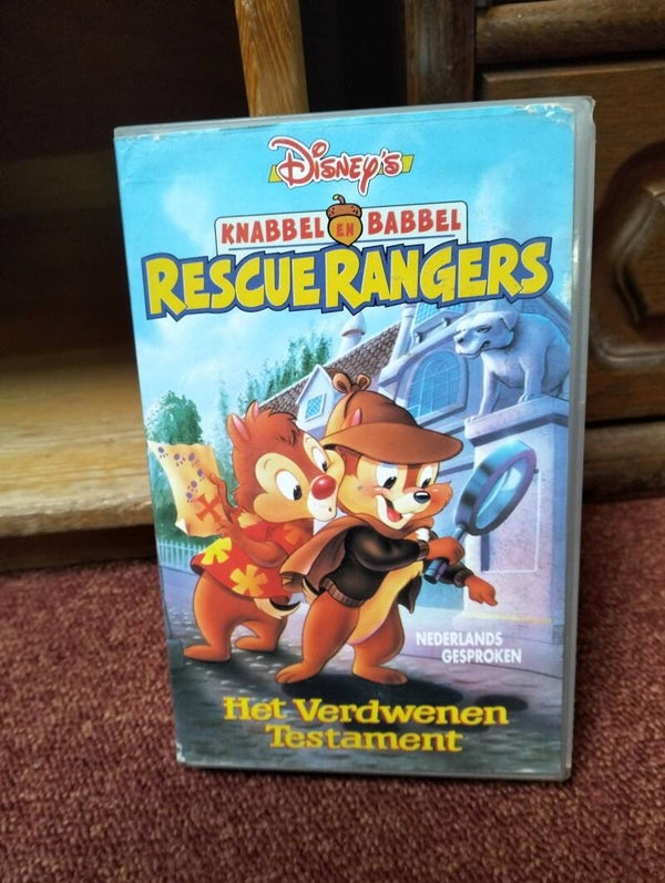 VHS videoband Knabbel en Babbel  Rescue rangers