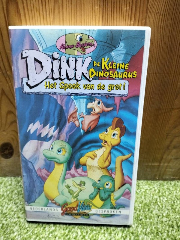 VHS videoband Dink de kleine Dinosaurus het spook van de grot