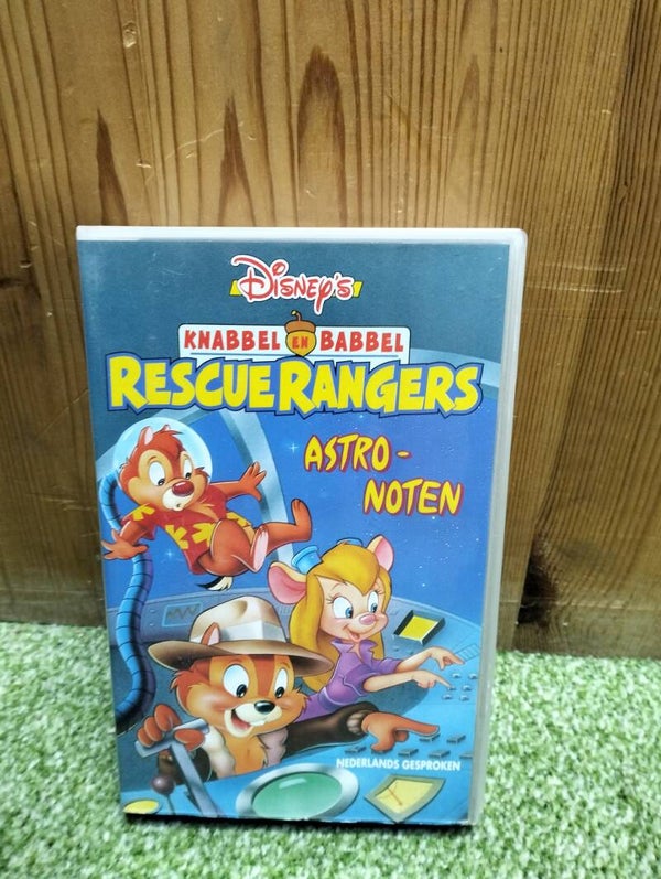 VHS videoband Knabbel en Babbel Rescue rangers - Astro-noten