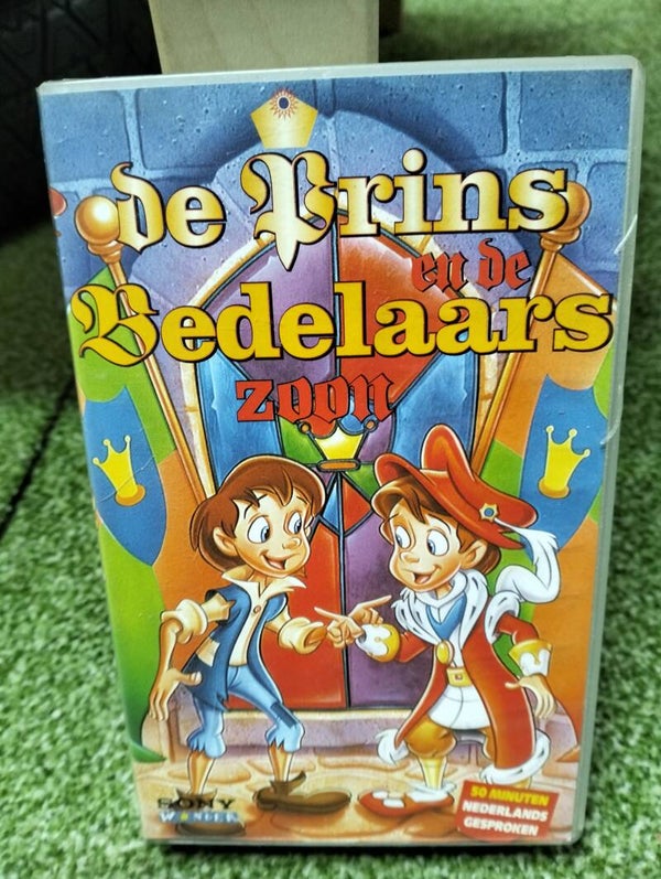 VHS videoband De prins en de bedelaars zoon