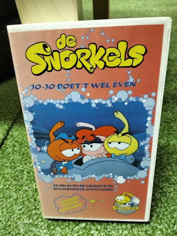 VHS videoband De snorkels - Jo-Jo doet 't wel even
