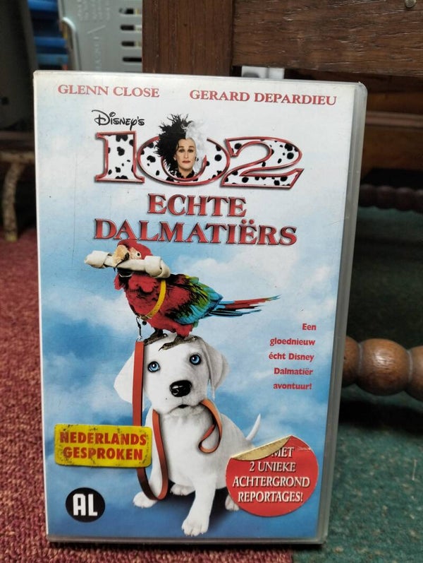 VHS videoband 102 echte Dalmatiërs