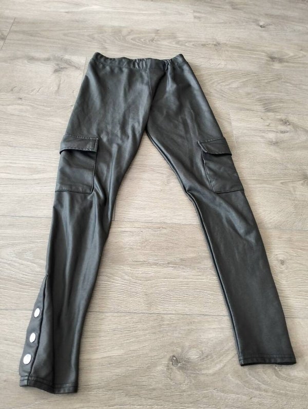 Broek Leather look Cherry Koko maat XS