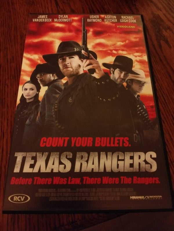 VHS videoband Taxes Rangers