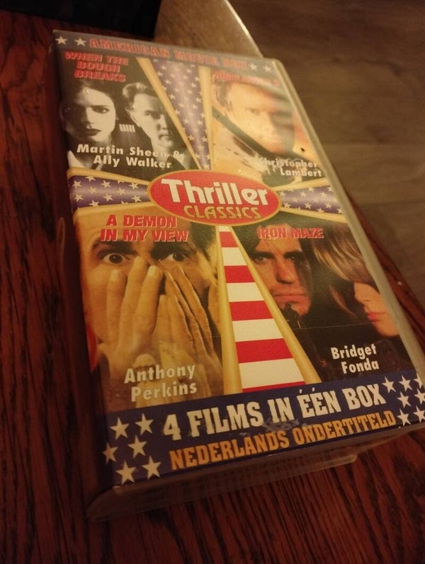VHS videoband thriller classics 4 films