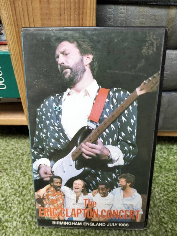 VHS videoband The Eric Clapton Concert 1986