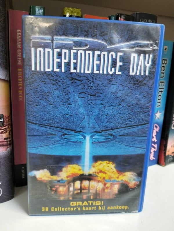 VHS videoband Independence day