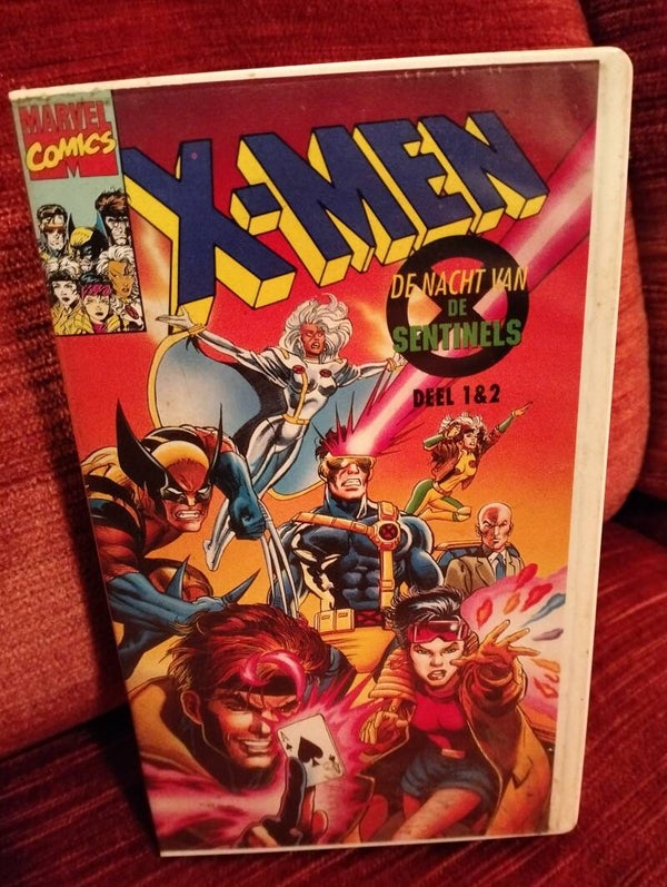 VHS videoband  X-Men de nacht van de sentinels deel 1 &2