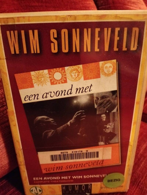 VHS videoband Wim Sonneveld een avond met Wim Sonneveld