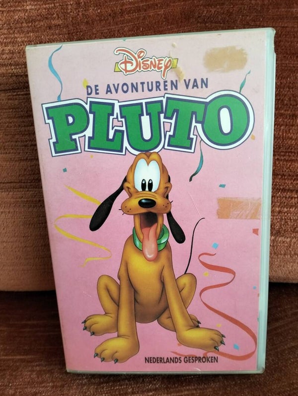 VHS videoband De avonturen van Pluto