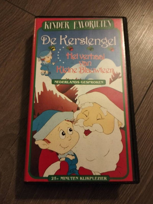 VHS videoband - De kerstengel het verhaal van de kleine blauwteen