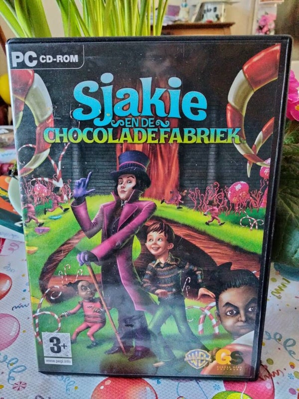PC CD ROM - Sjakie en de chocoladefabriek