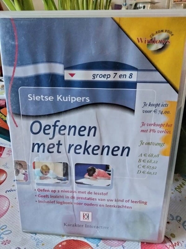 PC CD ROM - Oefenen met rekenen