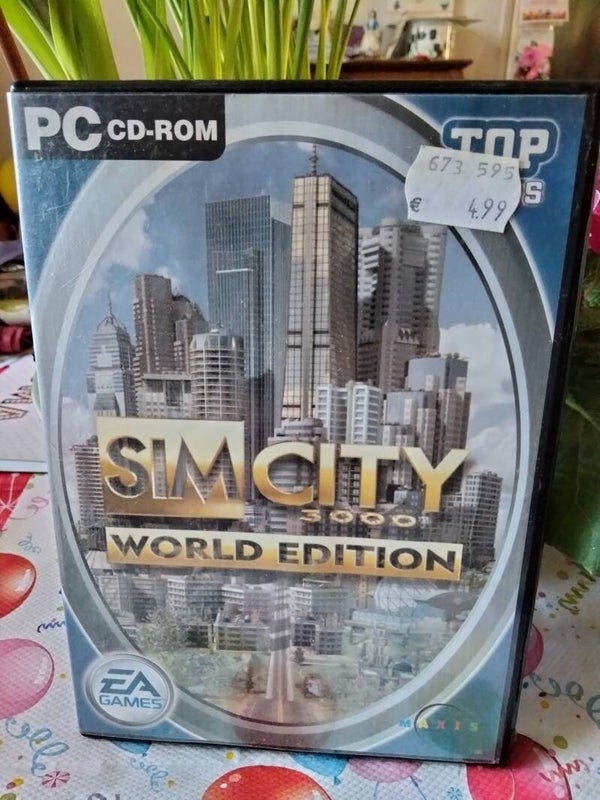 PC CD ROM - Sim City 3000 world edition