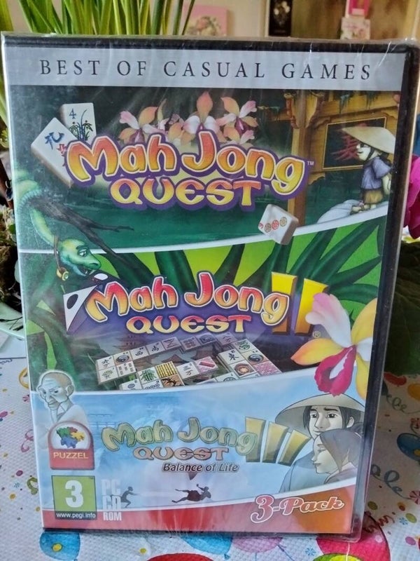 PC CD ROM - Mah Jong 3cd ( NIEUW )