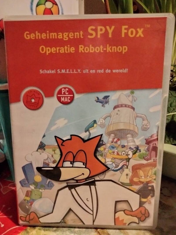 PC CD ROM - SPy FOX operatie robot-knop