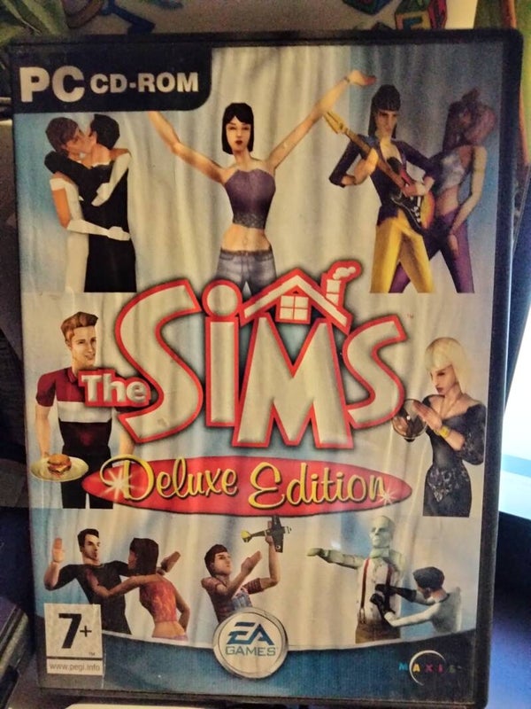 PC CD ROM - The Sims Deluxe Edition