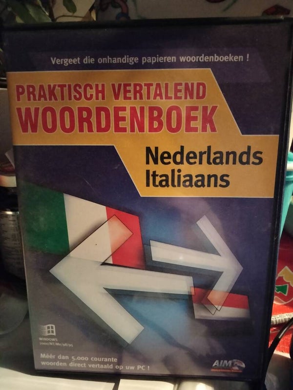 PC CD ROM - Woordenboek Nederlands - Italiaans