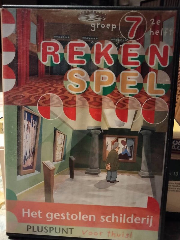 PC CD ROM - Reken Spel het gestolen schilderij