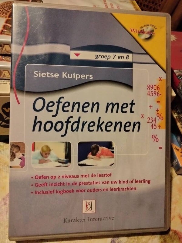 PC CD ROM - Oefenen met hoofdrekenen