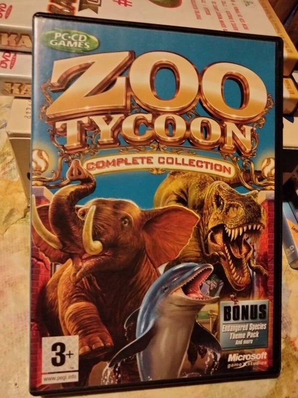 PC CD ROM - Zoo Tycoon complete collection