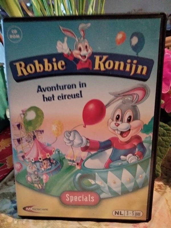 PC CD ROM - Robbie Konijn Qvontur n in het circus