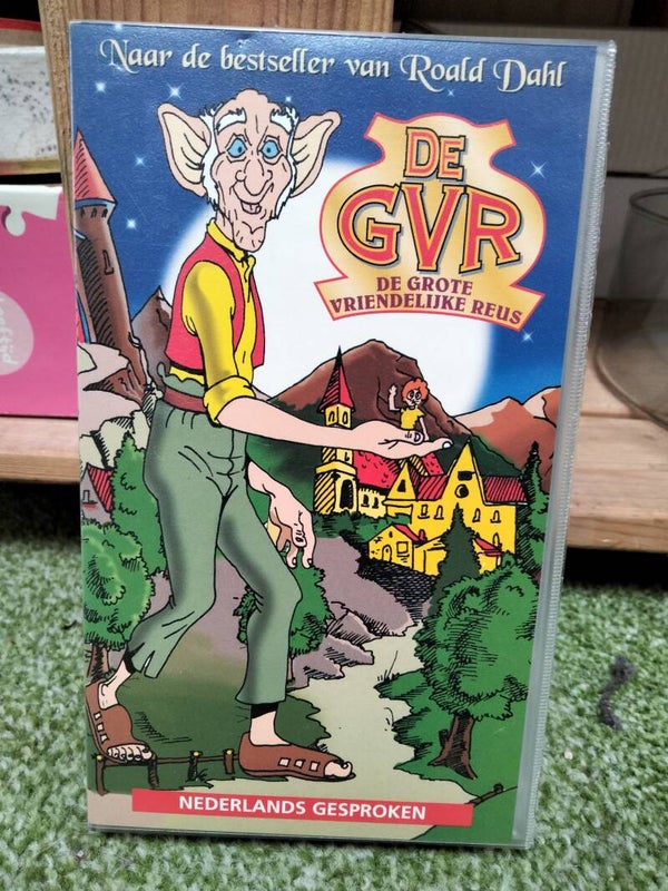 VHS videoband - De GVR de grote vriendelijke reus